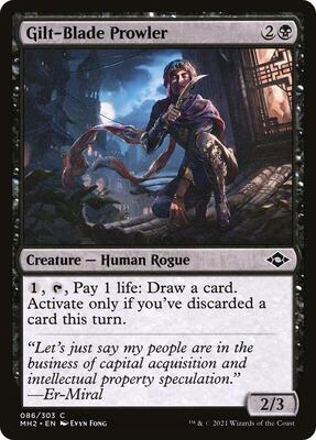 Magic: The Gathering - Modern Horizons 2 - Gilt-Blade Prowler - Foil - Anime Card Craze