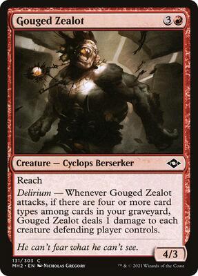 Magic: The Gathering - Modern Horizons 2 - Gouged Zealot - Normal - Anime Card Craze