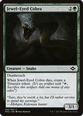 Magic: The Gathering - Modern Horizons 2 - Jewel-Eyed Cobra - Normal - Anime Card Craze