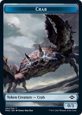 Magic: The Gathering - Modern Horizons 2 - Crab Token - Normal - Anime Card Craze