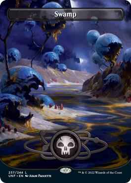 Magic: The Gathering - Unfinity - Swamp (237) (Borderless) - Land - Normal