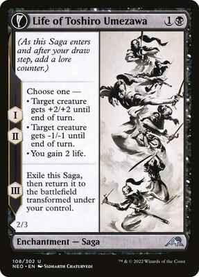 Magic: The Gathering - Kamigawa: Neon Dynasty - Life of Toshiro Umezawa - Uncommon - Normal