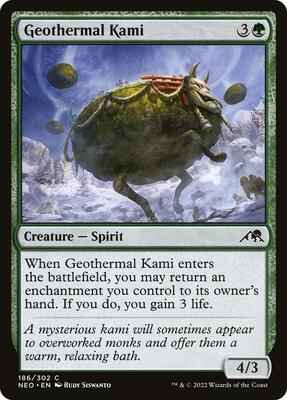 Magic: The Gathering - Kamigawa: Neon Dynasty - Geothermal Kami - Common - Normal