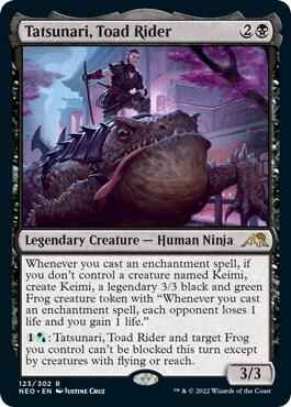 Magic: The Gathering - Kamigawa: Neon Dynasty - Tatsunari, Toad Rider - Rare - Normal