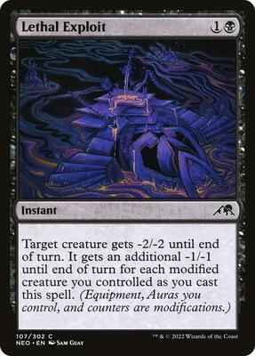 Magic: The Gathering - Kamigawa: Neon Dynasty - Lethal Exploit - Common - Normal