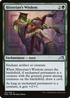Magic: The Gathering - Kamigawa: Neon Dynasty - Historian's Wisdom - Uncommon - Normal