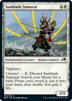 Magic: The Gathering - Kamigawa: Neon Dynasty - Sunblade Samurai - Common - Normal
