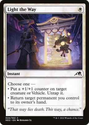 Magic: The Gathering - Kamigawa: Neon Dynasty - Light the Way - Common - Normal