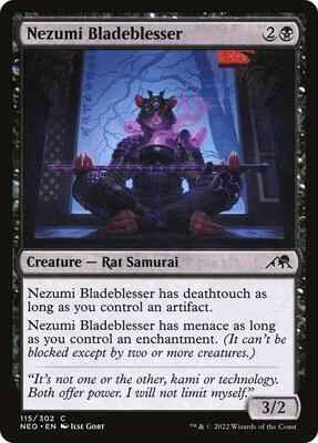 Magic: The Gathering - Kamigawa: Neon Dynasty - Nezumi Bladeblesser - Common - Normal