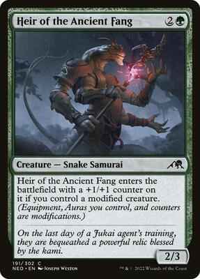 Magic: The Gathering - Kamigawa: Neon Dynasty - Heir of the Ancient Fang - Common - Normal