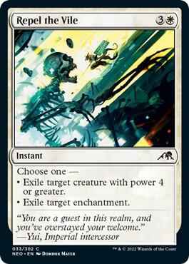 Magic: The Gathering - Kamigawa: Neon Dynasty - Repel the Vile - Common - Normal