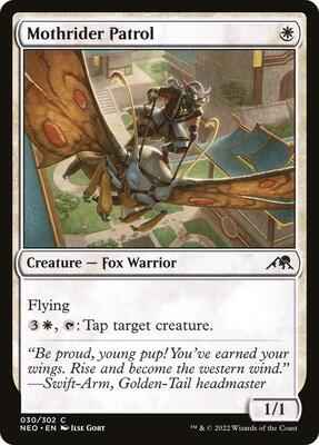 Magic: The Gathering - Kamigawa: Neon Dynasty - Mothrider Patrol - Common - Normal