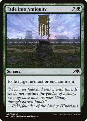 Magic: The Gathering - Kamigawa: Neon Dynasty - Fade into Antiquity - Common - Normal