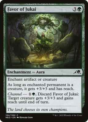 Magic: The Gathering - Kamigawa: Neon Dynasty - Favor of Jukai - Common - Normal