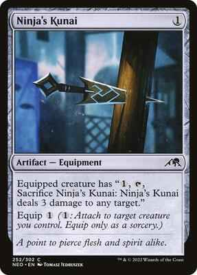 Magic: The Gathering - Kamigawa: Neon Dynasty - Ninja's Kunai - Common - Normal