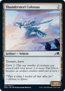 Magic: The Gathering - Kamigawa: Neon Dynasty - Thundersteel Colossus - Common - Normal