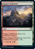 Magic: The Gathering - Kamigawa: Neon Dynasty - Rugged Highlands - Land - Normal