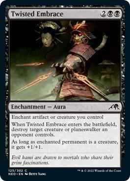 Magic: The Gathering - Kamigawa: Neon Dynasty - Twisted Embrace - Common - Normal