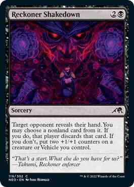 Magic: The Gathering - Kamigawa: Neon Dynasty - Reckoner Shakedown - Common - Normal