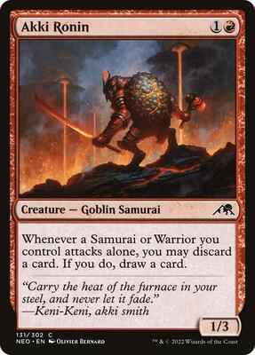 Magic: The Gathering - Kamigawa: Neon Dynasty - Akki Ronin - Common - Normal