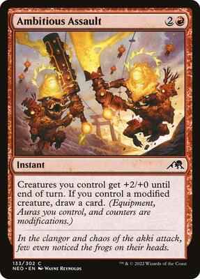 Magic: The Gathering - Kamigawa: Neon Dynasty - Ambitious Assault - Common - Normal