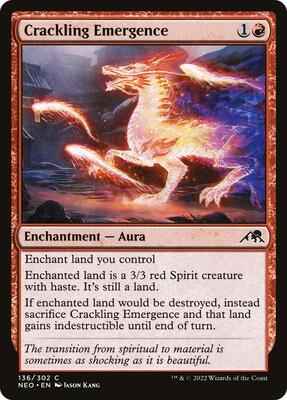 Magic: The Gathering - Kamigawa: Neon Dynasty - Crackling Emergence - Common - Foil