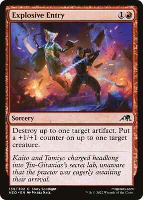 Magic: The Gathering - Kamigawa: Neon Dynasty - Explosive Entry - Common - Normal