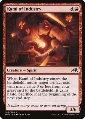 Magic: The Gathering - Kamigawa: Neon Dynasty - Kami of Industry - Common - Normal