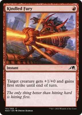 Magic: The Gathering - Kamigawa: Neon Dynasty - Kindled Fury - Common - Normal