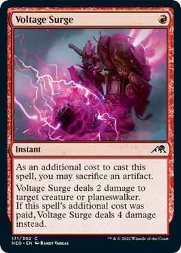 Magic: The Gathering - Kamigawa: Neon Dynasty - Voltage Surge - Common - Normal