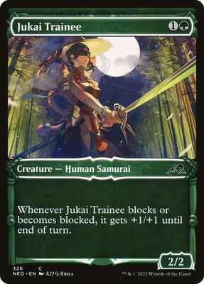 Magic: The Gathering - Kamigawa: Neon Dynasty - Jukai Trainee (Showcase) - Common - Normal
