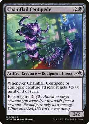 Magic: The Gathering - Kamigawa: Neon Dynasty - Chainflail Centipede - Common - Normal