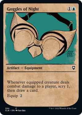 Magic: The Gathering - Commander Legends: Battle for Baldur's Gate - Goggles of Night (Showcase) - Normal
