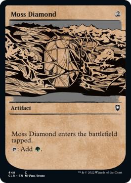 MTG - Battle for Baldur's Gate - Moss Diamond (Showcase) - Anime Card Craze