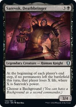 MTG - Battle for Baldur's Gate - Sarevok, Deathbringer - Anime Card Craze