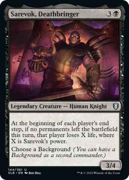 Magic: The Gathering - Commander Legends: Battle for Baldur's Gate - Sarevok, Deathbringer - Normal