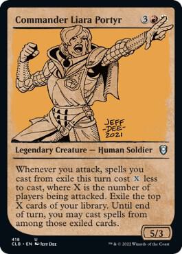 MTG - Battle for Baldur's Gate - Commander Liara Portyr (Showcase) - Anime Card Craze
