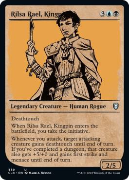 MTG - Battle for Baldur's Gate - Rilsa Rael, Kingpin (Showcase) - Anime Card Craze