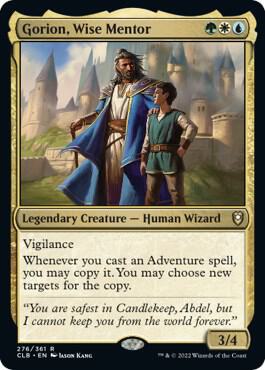 MTG - Battle for Baldur's Gate - Gorion, Wise Mentor - Anime Card Craze