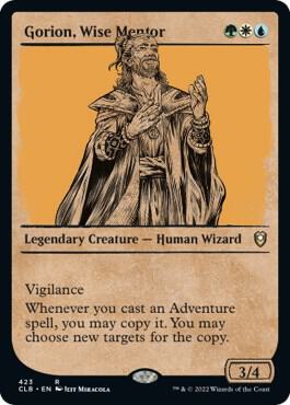 MTG - Battle for Baldur's Gate - Gorion, Wise Mentor (Showcase) - Anime Card Craze