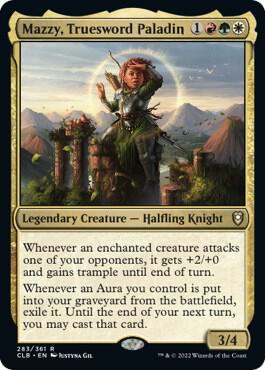 MTG - Battle for Baldur's Gate - Mazzy, Truesword Paladin - Anime Card Craze