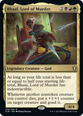 MTG - Battle for Baldur's Gate - Bhaal, Lord of Murder - Anime Card Craze