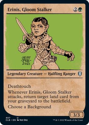 MTG - Battle for Baldur's Gate - Erinis, Gloom Stalker (Showcase) - Anime Card Craze