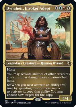 MTG - Battle for Baldur's Gate - Dynaheir, Invoker Adept (Foil Etched) - Anime Card Craze