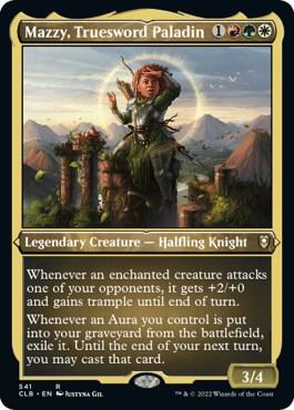 MTG - Battle for Baldur's Gate - Mazzy, Truesword Paladin (Foil Etched) - Anime Card Craze