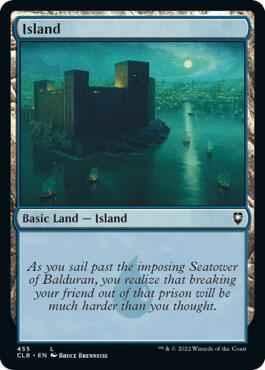 Magic: The Gathering - Commander Legends: Battle for Baldur's Gate - Island (455) - Normal