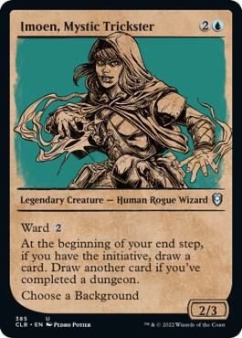 MTG - Battle for Baldur's Gate - Imoen, Mystic Trickster (Showcase) - Anime Card Craze