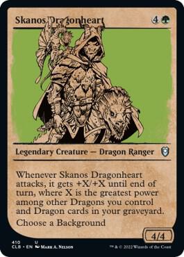 MTG - Battle for Baldur's Gate - Skanos Dragonheart (Showcase) - Anime Card Craze