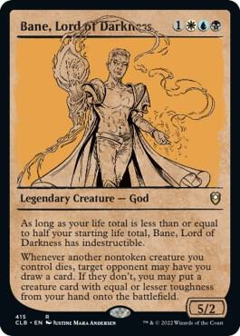 MTG - Battle for Baldur's Gate - Bane, Lord of Darkness (Showcase) - Anime Card Craze