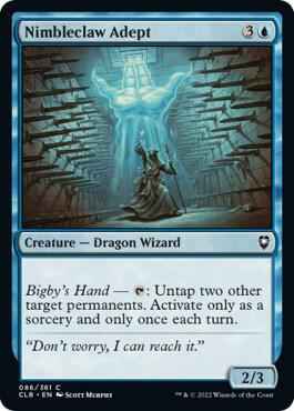 Magic: The Gathering - Commander Legends: Battle for Baldur's Gate - Nimbleclaw Adept - Foil